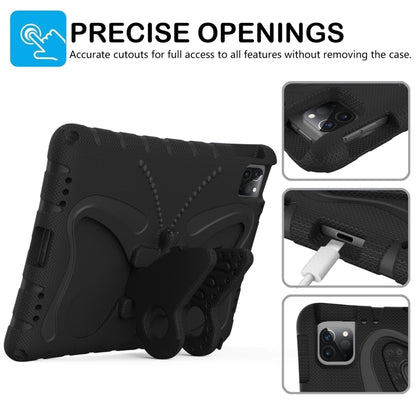 For iPad 2025 / 2022 Butterfly Bracket EVA Shockproof Tablet Case(Black) - iPad 2025 / 2022 Cases by buy2fix | Online Shopping UK | buy2fix