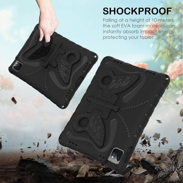 For iPad 2025 / 2022 Butterfly Bracket EVA Shockproof Tablet Case(Black) - iPad 2025 / 2022 Cases by buy2fix | Online Shopping UK | buy2fix
