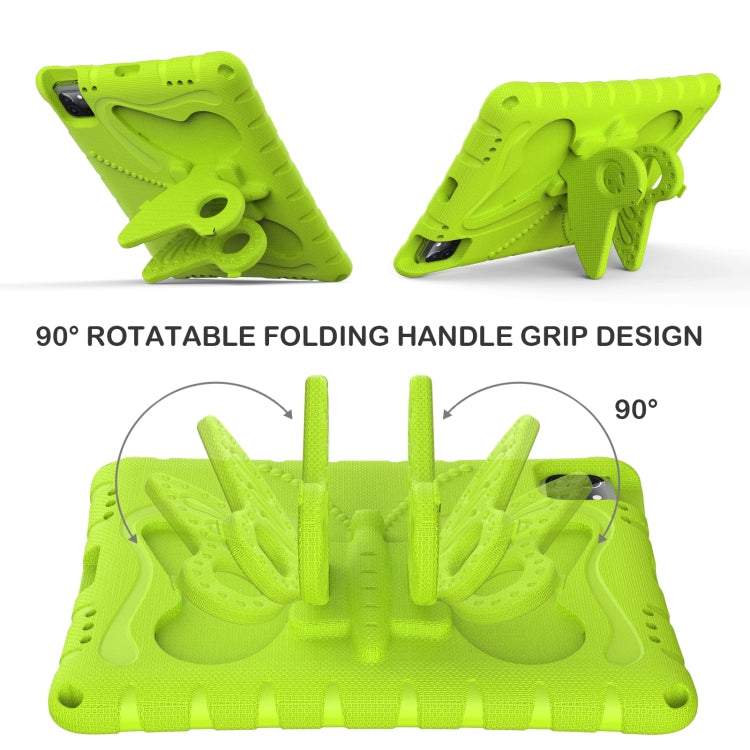 For iPad 2025 / 2022 Butterfly Bracket EVA Shockproof Tablet Case(Grass Green) - iPad 2025 / 2022 Cases by buy2fix | Online Shopping UK | buy2fix