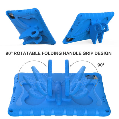 For iPad 2025 / 2022 Butterfly Bracket EVA Shockproof Tablet Case(Blue) - iPad 2025 / 2022 Cases by buy2fix | Online Shopping UK | buy2fix