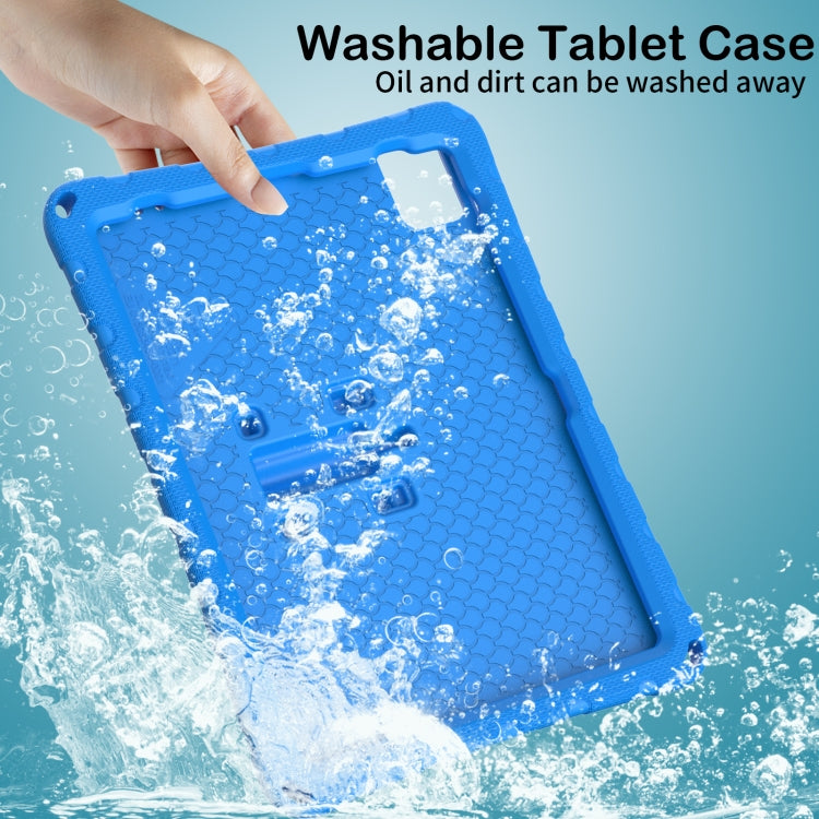 For iPad 2025 / 2022 Butterfly Bracket EVA Shockproof Tablet Case(Blue) - iPad 2025 / 2022 Cases by buy2fix | Online Shopping UK | buy2fix