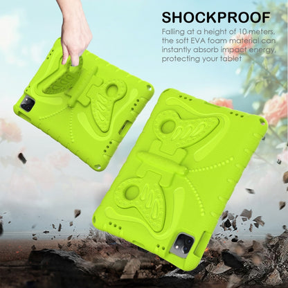 For iPad Air 2022/2020 10.9 Butterfly Bracket EVA Shockproof Tablet Case(Grass Green) - iPad Air (2022) / (2020) 10.9 Cases by buy2fix | Online Shopping UK | buy2fix