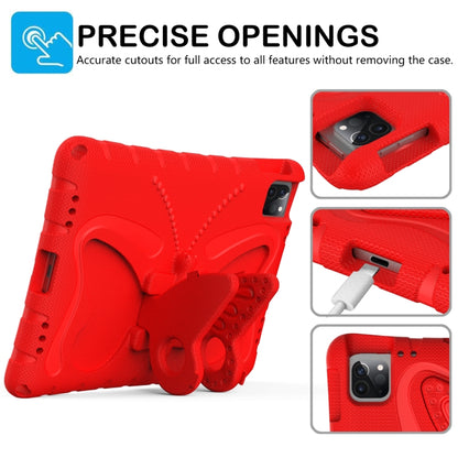 For iPad Air 2022/2020 10.9 Butterfly Bracket EVA Shockproof Tablet Case(Red) - iPad Air (2022) / (2020) 10.9 Cases by buy2fix | Online Shopping UK | buy2fix