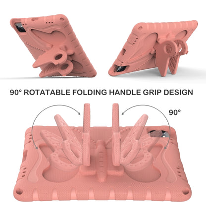 For iPad Pro 11 2022/2021 Butterfly Bracket EVA Shockproof Tablet Case(Pink Orange) - iPad Pro 11 (2022/2021) Cases by buy2fix | Online Shopping UK | buy2fix