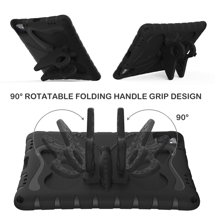 For iPad Pro 11 2022/2021 Butterfly Bracket EVA Shockproof Tablet Case(Black) - iPad Pro 11 (2022/2021) Cases by buy2fix | Online Shopping UK | buy2fix