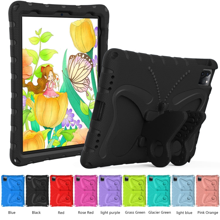 For iPad Pro 11 2022/2021 Butterfly Bracket EVA Shockproof Tablet Case(Black) - iPad Pro 11 (2022/2021) Cases by buy2fix | Online Shopping UK | buy2fix