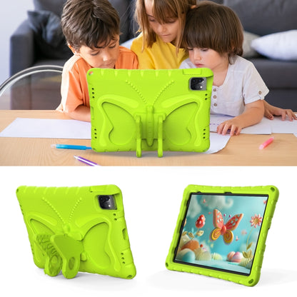 For iPad Pro 11 2022/2021 Butterfly Bracket EVA Shockproof Tablet Case(Grass Green) - iPad Pro 11 (2022/2021) Cases by buy2fix | Online Shopping UK | buy2fix