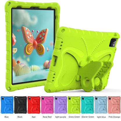 For iPad Pro 11 2022/2021 Butterfly Bracket EVA Shockproof Tablet Case(Grass Green) - iPad Pro 11 (2022/2021) Cases by buy2fix | Online Shopping UK | buy2fix