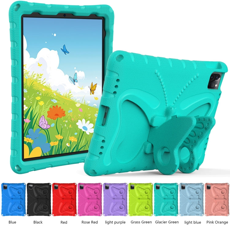 For iPad Pro 11 2022/2021 Butterfly Bracket EVA Shockproof Tablet Case(Mint Green) - iPad Pro 11 (2022/2021) Cases by buy2fix | Online Shopping UK | buy2fix