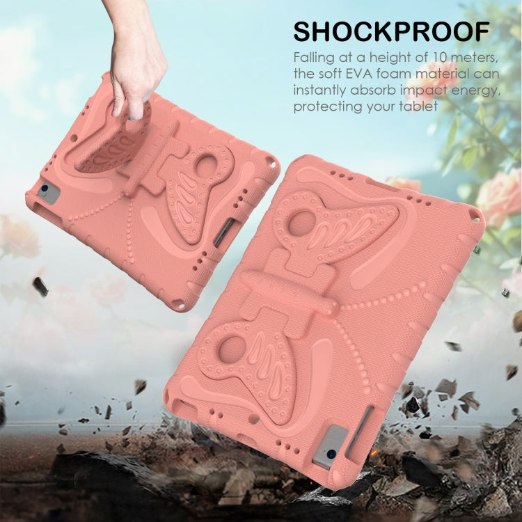 For iPad Air 1/2 / 9.7 2018/2017 Butterfly Bracket EVA Shockproof Tablet Case(Pink Orange) - iPad 9.7 (2018) & (2017) Cases by buy2fix | Online Shopping UK | buy2fix