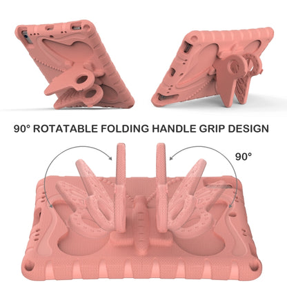 For iPad Air 1/2 / 9.7 2018/2017 Butterfly Bracket EVA Shockproof Tablet Case(Pink Orange) - iPad 9.7 (2018) & (2017) Cases by buy2fix | Online Shopping UK | buy2fix