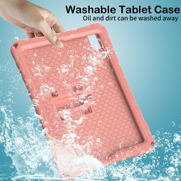 For iPad Air 1/2 / 9.7 2018/2017 Butterfly Bracket EVA Shockproof Tablet Case(Pink Orange) - iPad 9.7 (2018) & (2017) Cases by buy2fix | Online Shopping UK | buy2fix