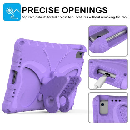 For iPad Air 1/2 / 9.7 2018/2017 Butterfly Bracket EVA Shockproof Tablet Case(Light Purple) - iPad 9.7 (2018) & (2017) Cases by buy2fix | Online Shopping UK | buy2fix