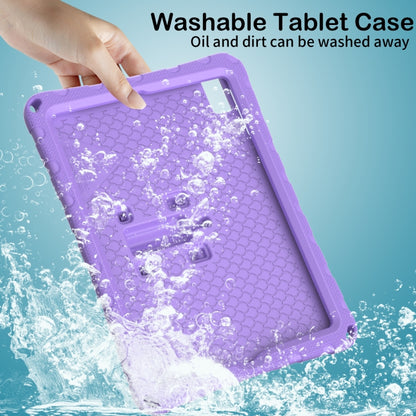 For iPad Air 1/2 / 9.7 2018/2017 Butterfly Bracket EVA Shockproof Tablet Case(Light Purple) - iPad 9.7 (2018) & (2017) Cases by buy2fix | Online Shopping UK | buy2fix