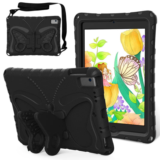 For iPad Air 1/2 / 9.7 2018/2017 Butterfly Bracket EVA Shockproof Tablet Case(Black) - iPad 9.7 (2018) & (2017) Cases by buy2fix | Online Shopping UK | buy2fix