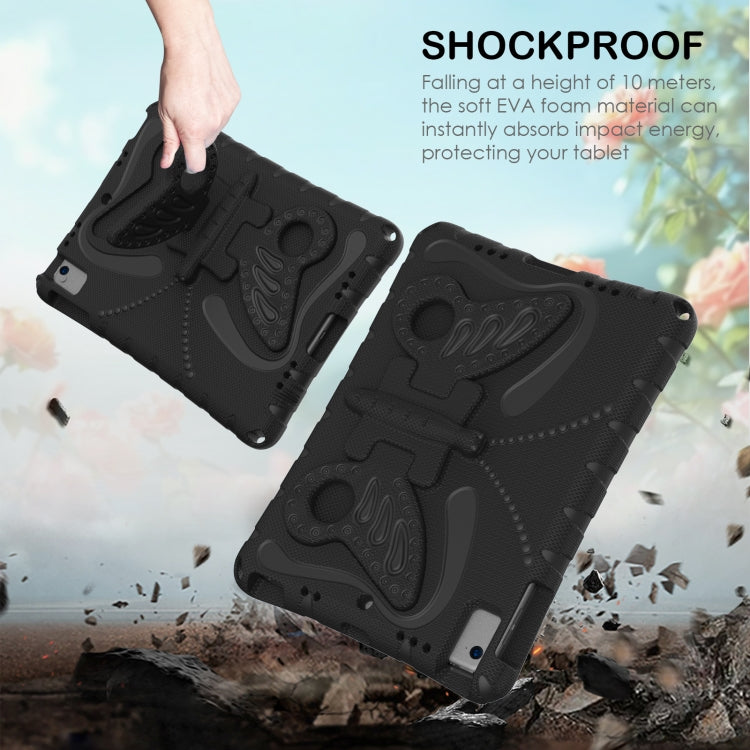 For iPad Air 1/2 / 9.7 2018/2017 Butterfly Bracket EVA Shockproof Tablet Case(Black) - iPad 9.7 (2018) & (2017) Cases by buy2fix | Online Shopping UK | buy2fix