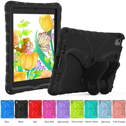 For iPad Air 1/2 / 9.7 2018/2017 Butterfly Bracket EVA Shockproof Tablet Case(Black) - iPad 9.7 (2018) & (2017) Cases by buy2fix | Online Shopping UK | buy2fix