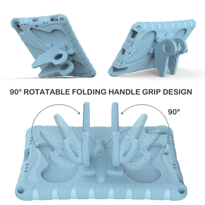 For iPad Air 1/2 / 9.7 2018/2017 Butterfly Bracket EVA Shockproof Tablet Case(Light Blue) - iPad 9.7 (2018) & (2017) Cases by buy2fix | Online Shopping UK | buy2fix