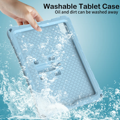 For iPad Air 1/2 / 9.7 2018/2017 Butterfly Bracket EVA Shockproof Tablet Case(Light Blue) - iPad 9.7 (2018) & (2017) Cases by buy2fix | Online Shopping UK | buy2fix