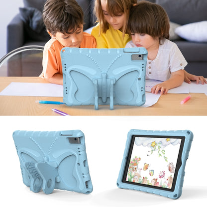 For iPad Air 1/2 / 9.7 2018/2017 Butterfly Bracket EVA Shockproof Tablet Case(Light Blue) - iPad 9.7 (2018) & (2017) Cases by buy2fix | Online Shopping UK | buy2fix