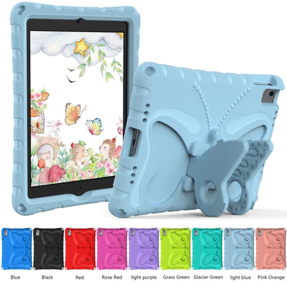 For iPad Air 1/2 / 9.7 2018/2017 Butterfly Bracket EVA Shockproof Tablet Case(Light Blue) - iPad 9.7 (2018) & (2017) Cases by buy2fix | Online Shopping UK | buy2fix