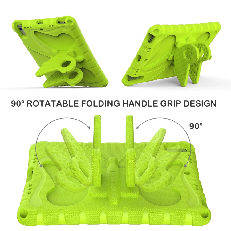 For iPad Air 1/2 / 9.7 2018/2017 Butterfly Bracket EVA Shockproof Tablet Case(Grass Green) - iPad 9.7 (2018) & (2017) Cases by buy2fix | Online Shopping UK | buy2fix