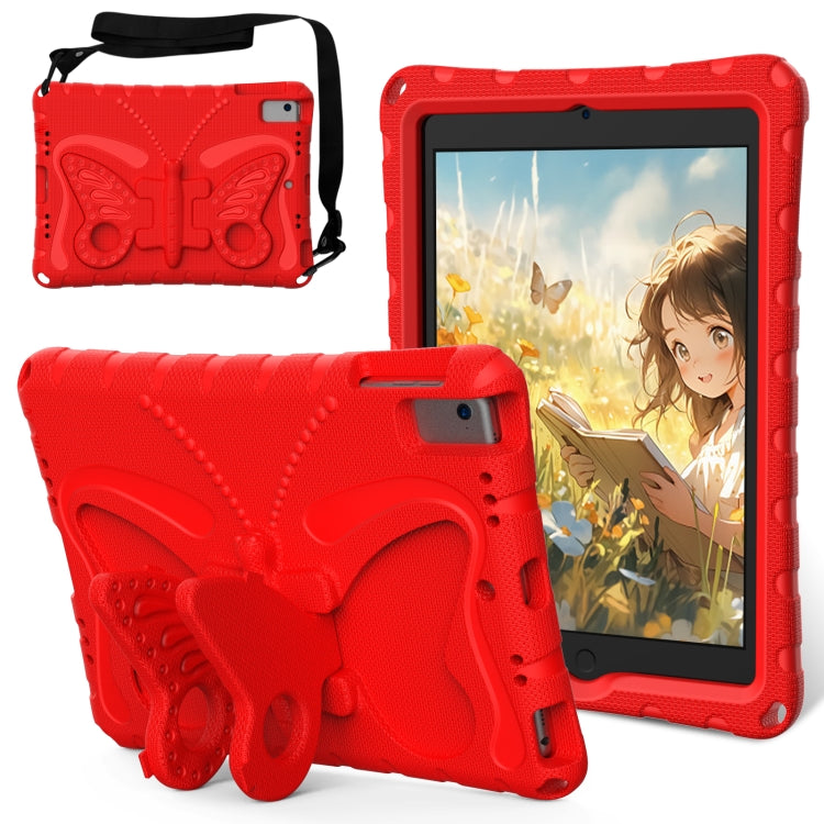 For iPad Air 1/2 / 9.7 2018/2017 Butterfly Bracket EVA Shockproof Tablet Case(Red) - iPad 9.7 (2018) & (2017) Cases by buy2fix | Online Shopping UK | buy2fix