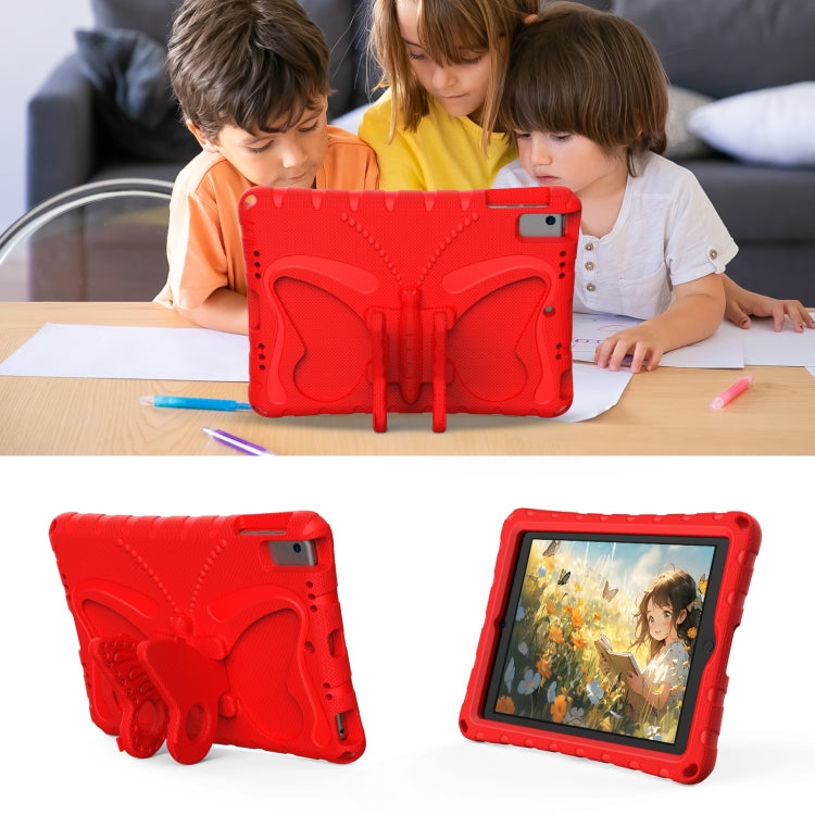 For iPad Air 1/2 / 9.7 2018/2017 Butterfly Bracket EVA Shockproof Tablet Case(Red) - iPad 9.7 (2018) & (2017) Cases by buy2fix | Online Shopping UK | buy2fix