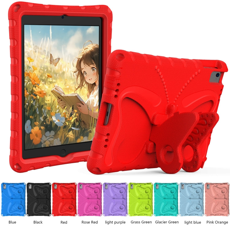 For iPad Air 1/2 / 9.7 2018/2017 Butterfly Bracket EVA Shockproof Tablet Case(Red) - iPad 9.7 (2018) & (2017) Cases by buy2fix | Online Shopping UK | buy2fix