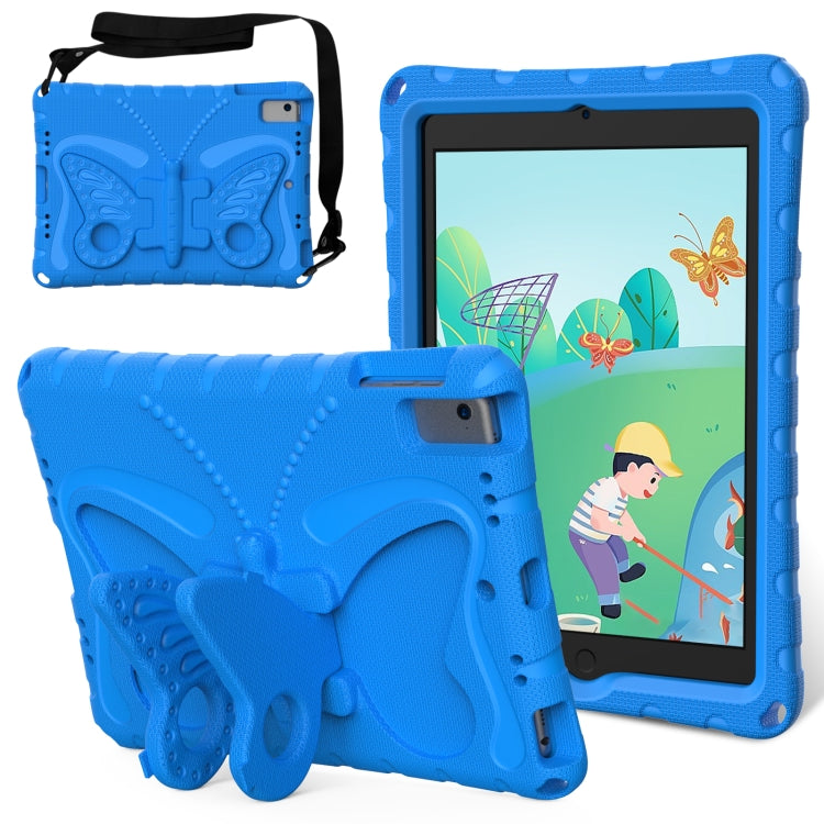 For iPad Air 1/2 / 9.7 2018/2017 Butterfly Bracket EVA Shockproof Tablet Case(Blue) - iPad 9.7 (2018) & (2017) Cases by buy2fix | Online Shopping UK | buy2fix