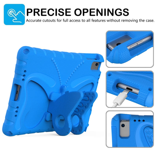 For iPad Air 1/2 / 9.7 2018/2017 Butterfly Bracket EVA Shockproof Tablet Case(Blue) - iPad 9.7 (2018) & (2017) Cases by buy2fix | Online Shopping UK | buy2fix