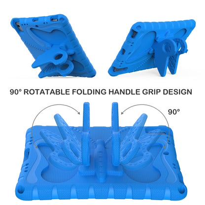 For iPad Air 1/2 / 9.7 2018/2017 Butterfly Bracket EVA Shockproof Tablet Case(Blue) - iPad 9.7 (2018) & (2017) Cases by buy2fix | Online Shopping UK | buy2fix