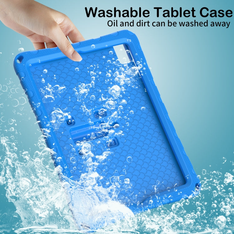 For iPad Air 1/2 / 9.7 2018/2017 Butterfly Bracket EVA Shockproof Tablet Case(Blue) - iPad 9.7 (2018) & (2017) Cases by buy2fix | Online Shopping UK | buy2fix