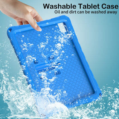 For iPad Air 1/2 / 9.7 2018/2017 Butterfly Bracket EVA Shockproof Tablet Case(Blue) - iPad 9.7 (2018) & (2017) Cases by buy2fix | Online Shopping UK | buy2fix