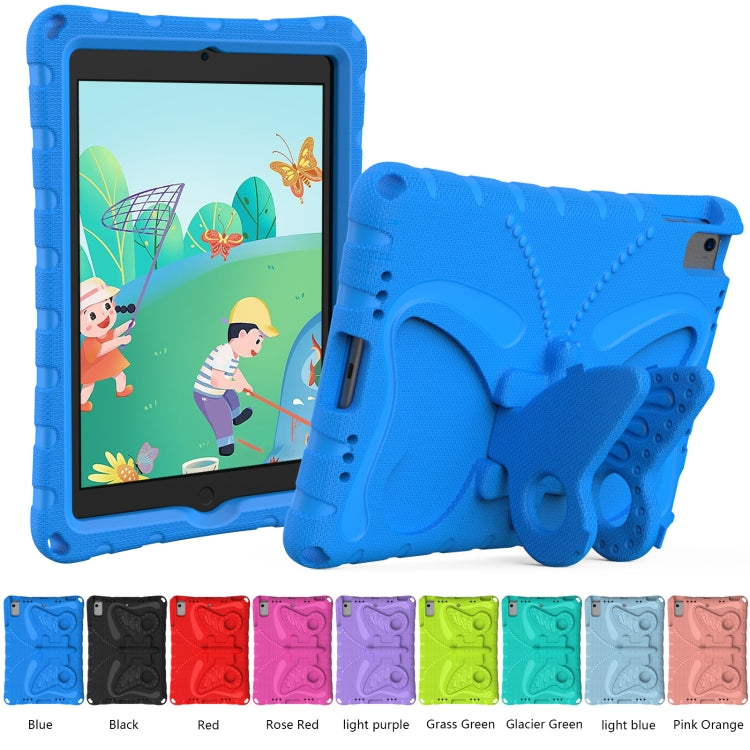 For iPad Air 1/2 / 9.7 2018/2017 Butterfly Bracket EVA Shockproof Tablet Case(Blue) - iPad 9.7 (2018) & (2017) Cases by buy2fix | Online Shopping UK | buy2fix