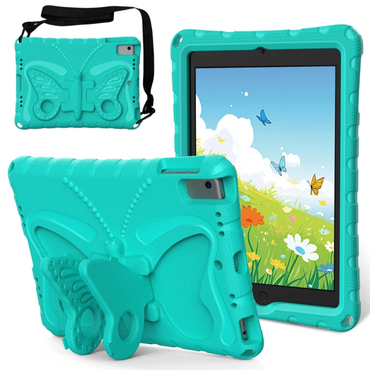 For iPad Air 1/2 / 9.7 2018/2017 Butterfly Bracket EVA Shockproof Tablet Case(Mint Green) - iPad 9.7 (2018) & (2017) Cases by buy2fix | Online Shopping UK | buy2fix
