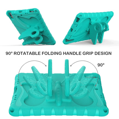 For iPad Air 1/2 / 9.7 2018/2017 Butterfly Bracket EVA Shockproof Tablet Case(Mint Green) - iPad 9.7 (2018) & (2017) Cases by buy2fix | Online Shopping UK | buy2fix