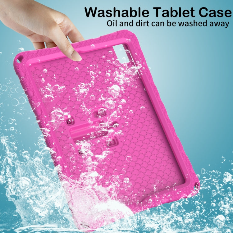 For iPad Air 1/2 / 9.7 2018/2017 Butterfly Bracket EVA Shockproof Tablet Case(Rose Red) - iPad 9.7 (2018) & (2017) Cases by buy2fix | Online Shopping UK | buy2fix