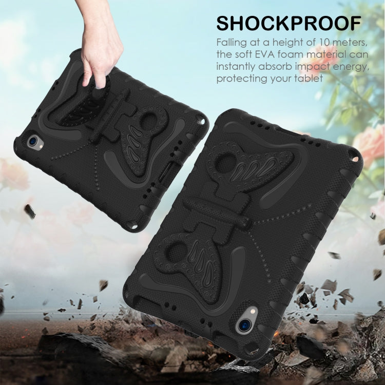 For iPad mini 6 / mini 2024 Butterfly Bracket EVA Shockproof Tablet Case(Black) - iPad mini 6 Cases by buy2fix | Online Shopping UK | buy2fix