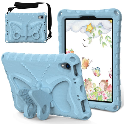 For iPad mini 6 / mini 2024 Butterfly Bracket EVA Shockproof Tablet Case(Light Blue) - iPad mini 6 Cases by buy2fix | Online Shopping UK | buy2fix