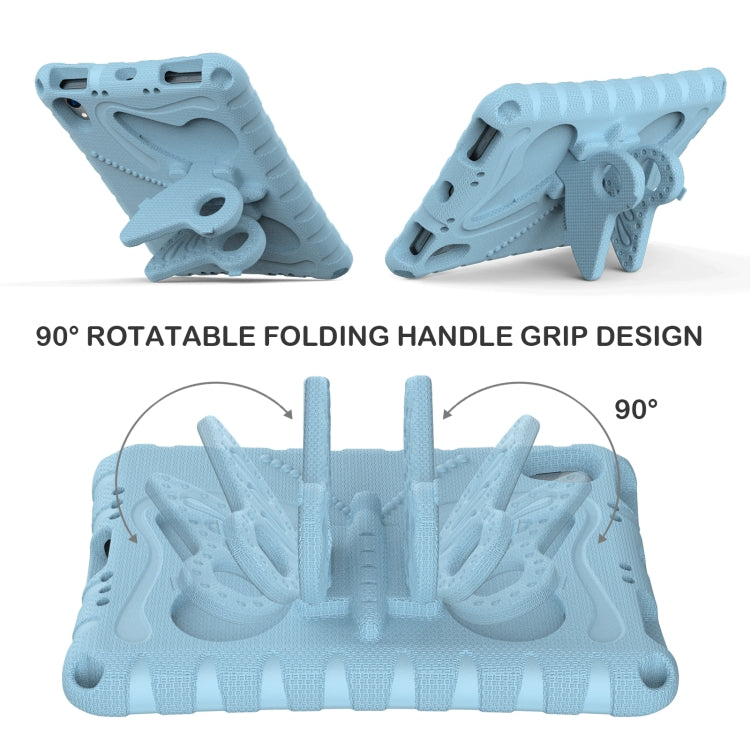 For iPad mini 6 / mini 2024 Butterfly Bracket EVA Shockproof Tablet Case(Light Blue) - iPad mini 6 Cases by buy2fix | Online Shopping UK | buy2fix