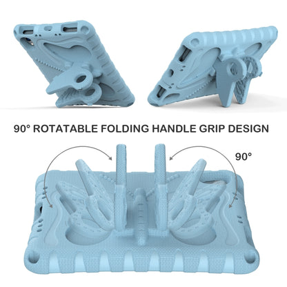 For iPad mini 6 / mini 2024 Butterfly Bracket EVA Shockproof Tablet Case(Light Blue) - iPad mini 6 Cases by buy2fix | Online Shopping UK | buy2fix