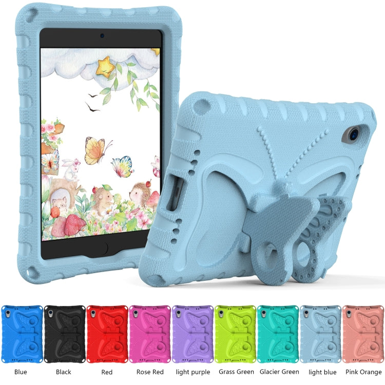 For iPad mini 6 / mini 2024 Butterfly Bracket EVA Shockproof Tablet Case(Light Blue) - iPad mini 6 Cases by buy2fix | Online Shopping UK | buy2fix