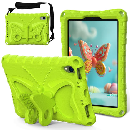 For iPad mini 6 / mini 2024 Butterfly Bracket EVA Shockproof Tablet Case(Grass Green) - iPad mini 6 Cases by buy2fix | Online Shopping UK | buy2fix