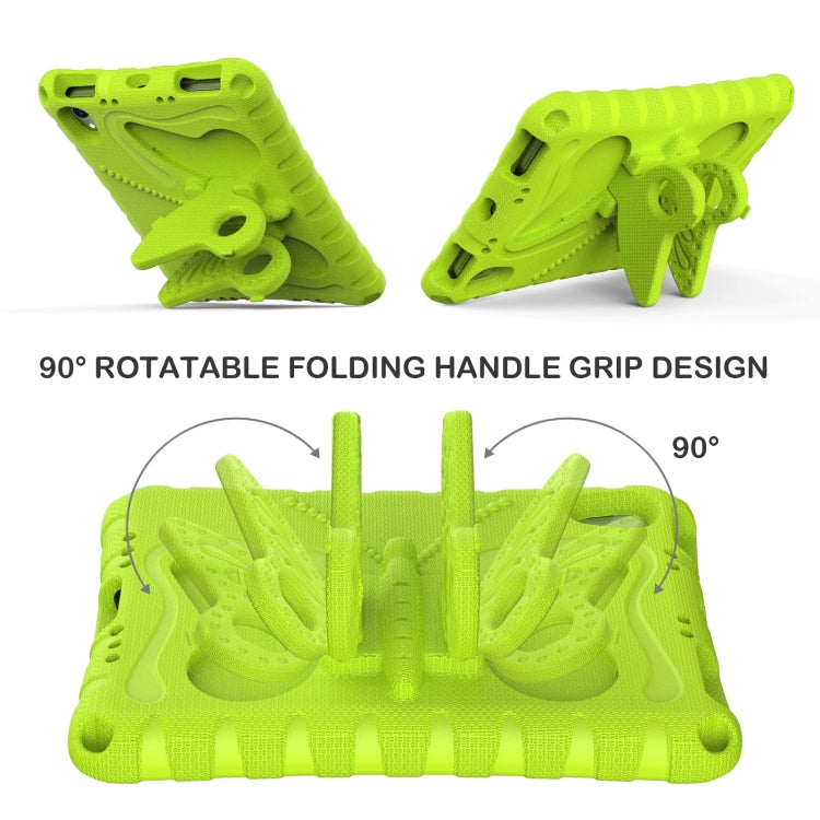 For iPad mini 6 / mini 2024 Butterfly Bracket EVA Shockproof Tablet Case(Grass Green) - iPad mini 6 Cases by buy2fix | Online Shopping UK | buy2fix
