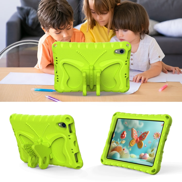 For iPad mini 6 / mini 2024 Butterfly Bracket EVA Shockproof Tablet Case(Grass Green) - iPad mini 6 Cases by buy2fix | Online Shopping UK | buy2fix