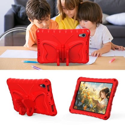 For iPad mini 6 / mini 2024 Butterfly Bracket EVA Shockproof Tablet Case(Red) - iPad mini 6 Cases by buy2fix | Online Shopping UK | buy2fix