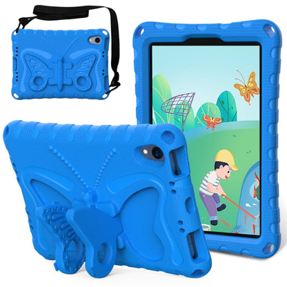 For iPad mini 6 / mini 2024 Butterfly Bracket EVA Shockproof Tablet Case(Blue) - iPad mini 6 Cases by buy2fix | Online Shopping UK | buy2fix