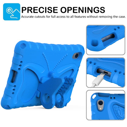 For iPad mini 6 / mini 2024 Butterfly Bracket EVA Shockproof Tablet Case(Blue) - iPad mini 6 Cases by buy2fix | Online Shopping UK | buy2fix