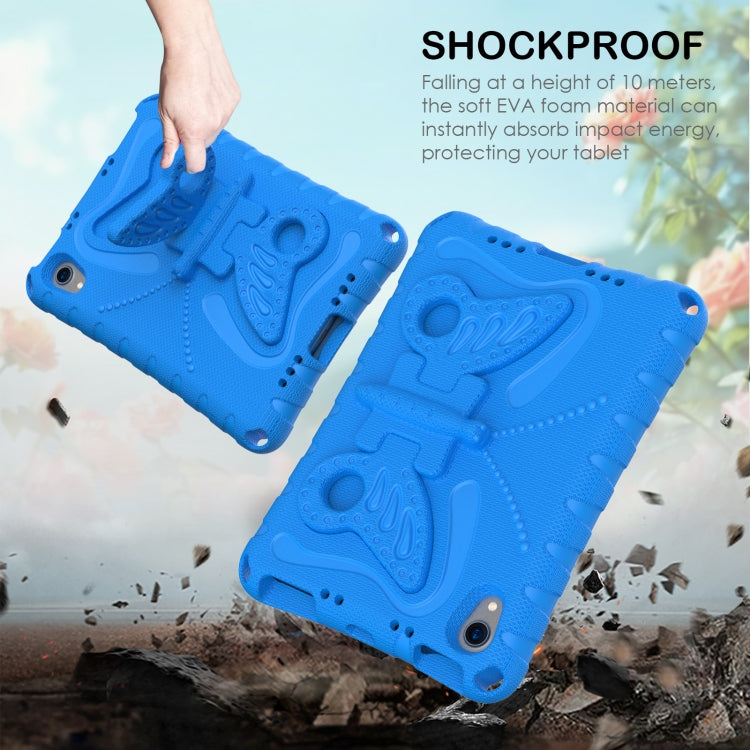 For iPad mini 6 / mini 2024 Butterfly Bracket EVA Shockproof Tablet Case(Blue) - iPad mini 6 Cases by buy2fix | Online Shopping UK | buy2fix